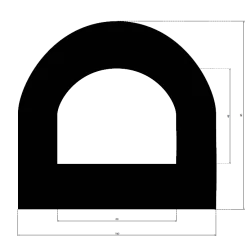 D-Fender 80x70 EPDM