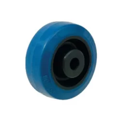 Gummihjul Blå med nylon kerne