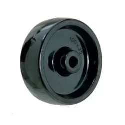 Gummihjul Blå med nylon kerne