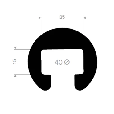RäckeList 30mm Svart
