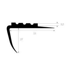 RäckeList 30mm Svart