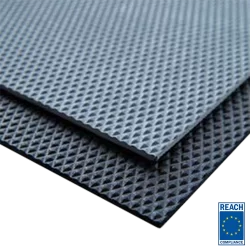 3mm diamant Gummimatta 1500mm