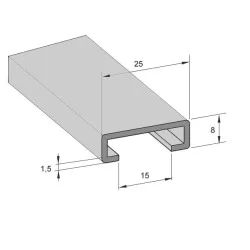 Lift/Port Profil Svart