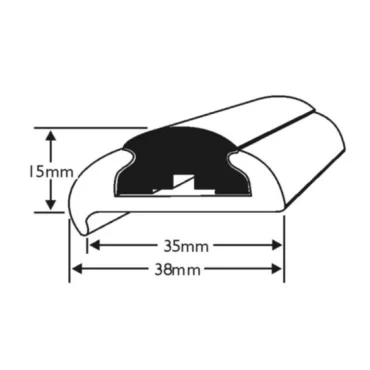 Aluminium 605 50mm Komplet