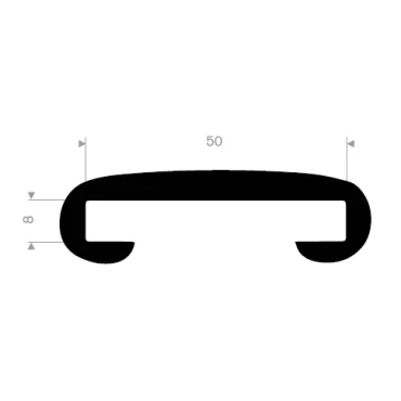 RäckeList 30mm Svart