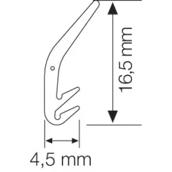 Primo 5792 Grå - 6m Pakke
