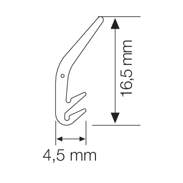 Primo 5792 Grå - 6m Pakke