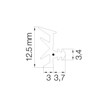 Primo 5792 Grå - 6m Pakke
