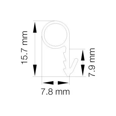Primo 5792 Grå - 6m Pakke