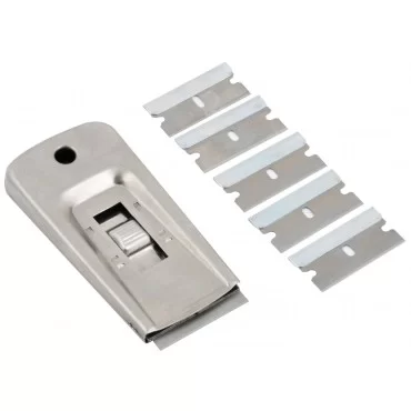 Glasskrapa med 5 blad