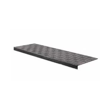 Trappemåtte checker 250x750mm Sort