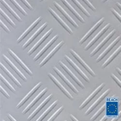 3mm - Grå Durkmatta i gummi - PREMIUM - 1400mm