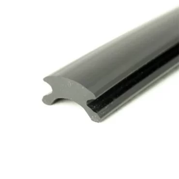 Inläggslist - PVC114 - Svart