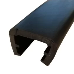 Relingslist - 42x30mm - SVART