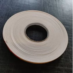 Komprimerande tätningslist - 3x10mm - VIT