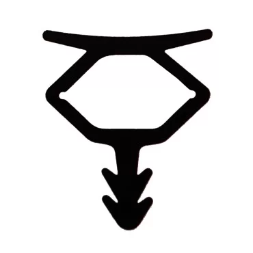 Velux 2957 Tätningsremsa Svart