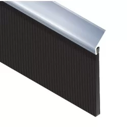 Borstlist 45 Gr. i aluminium 30mm - 3 meter