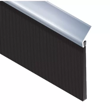Borstlist 45 Gr. i aluminium 30mm - 3 meter