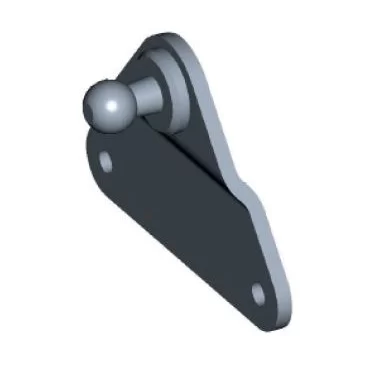 Boll fäste Ø10mm Stål