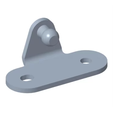 Vinklad bollhållare ø10mm