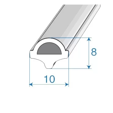 Låskil 10 mm - Krom