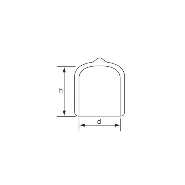 9.5mm runda ändplugg