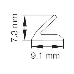 Primo 5792 Grå - 6m Pakke