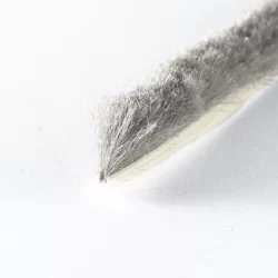 Flexibel borstlist 12mm - GRÅ