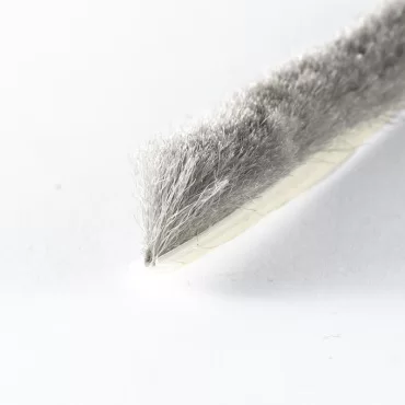 Flexibel borstlist 12mm - GRÅ