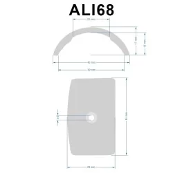 Rostfri avslutning - ALI68