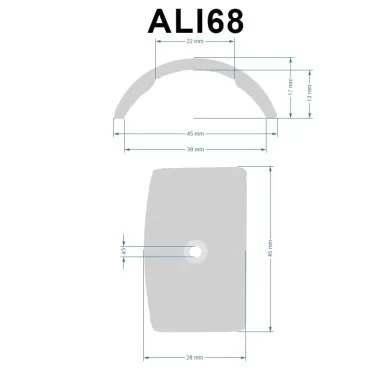Rostfri avslutning - ALI68