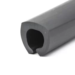 Relingslist 38x38mm Sort