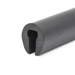 Relingslist 28x25mm Svart