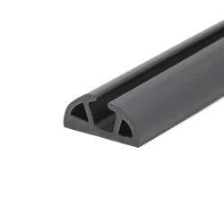 Relingslist 25x12mm Svart