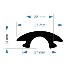 Inläggslist - PVC1418 - VIT
