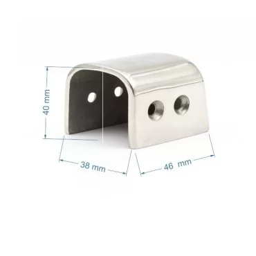 PVC49 Hvid afslutning