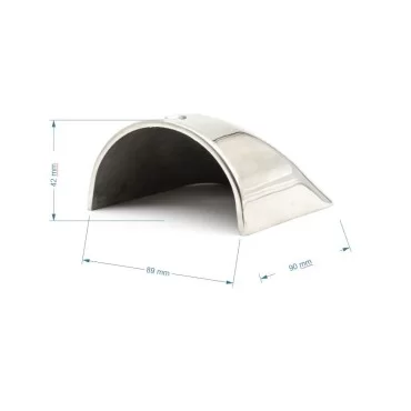 PVC49 Hvid afslutning