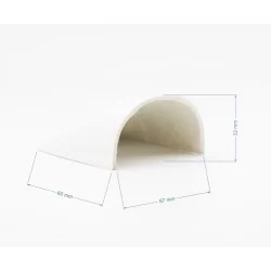 PVC49 Hvid afslutning