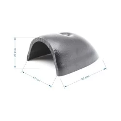 RADIAL 30mm PVC ändstycke