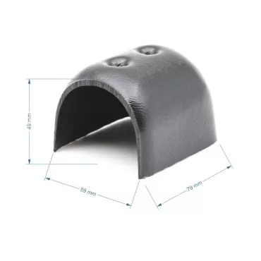 RADIAL 52mm PVC ändstycke