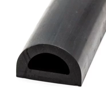 D-formad relingslist - 42x27mm EPDM