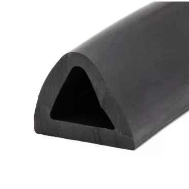 D-formad relingslist - 60x50mm EPDM