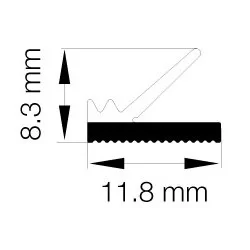 Primo 5792 Grå - 6m Pakke