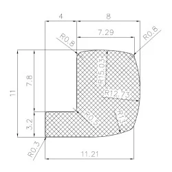 N.C Bjerg Nr.4 Tätningslista