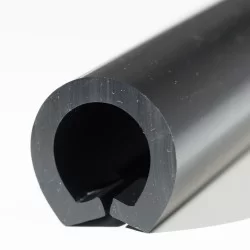 Fenderliste PVC Sort