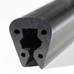 Fenderliste PVC Sort