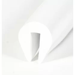 PVC40W Fenderliste Hvid