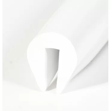 PVC40W Fenderliste Hvid